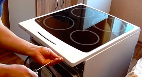 Ремонт сенсорной электроплиты. Опочка